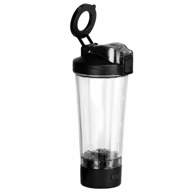 Verk 07544 Shaker s magnetickým držiakom na telefón, USB, 700 ml, čierny