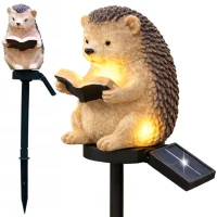 Verk 12391 Solární LED lampa se snímačem soumraku 40 cm, ježek