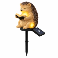 Verk 12391 Solární LED lampa se snímačem soumraku 40 cm, ježek