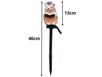 Verk 12391 Solární LED lampa se snímačem soumraku 40 cm, ježek
