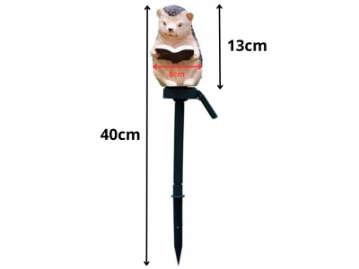 Verk 12391 Solární LED lampa se snímačem soumraku 40 cm, ježek