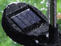Verk 12392 Solárne LED záhradné svietidlá so senzorom súmraku, 70 cm, 2 ks
