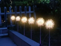 Verk 12392 Solárne LED záhradné svietidlá so senzorom súmraku, 70 cm, 2 ks