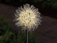 Verk 12392 Solárne LED záhradné svietidlá so senzorom súmraku, 70 cm, 2 ks