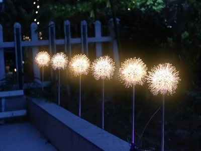 Verk 12392 Solárne LED záhradné svietidlá so senzorom súmraku, 70 cm, 2 ks
