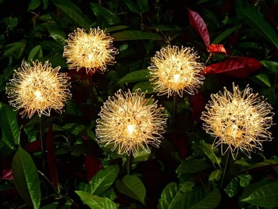 Verk 12392 Solárne LED záhradné svietidlá so senzorom súmraku, 70 cm, 2 ks