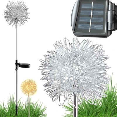 Verk 12392 Solárne LED záhradné svietidlá so senzorom súmraku, 70 cm, 2 ks