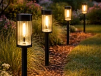 Verk 12400 Solární zahradní LED lampa se senzorem soumraku, 57 cm