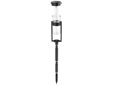 Verk 12400 Solární zahradní LED lampa se senzorem soumraku, 57 cm