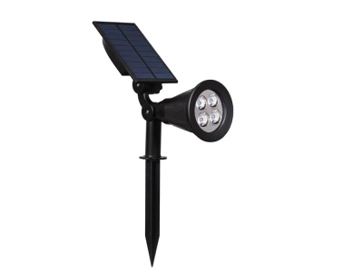 Verk 12403 Solárna záhradná lampa so senzorom súmraku, 4 LED, 3 režimy svietenia