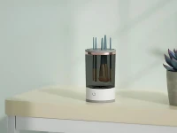 Verk 24525 Stojan na čištění štětců a kosmetických houbiček, USB, černý