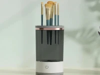 Verk 24525 Stojan na čištění štětců a kosmetických houbiček, USB, černý