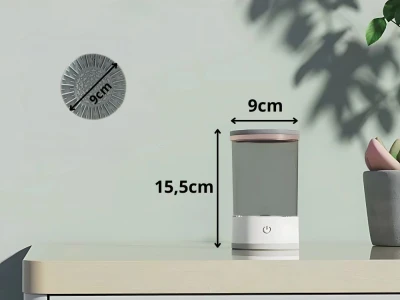 Verk 24525 Stojan na čištění štětců a kosmetických houbiček, USB, černý