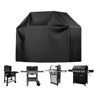 RealG RC-K-2429 Ochranná plachta na záhradný gril 145 x 117 x 61 cm, čierna