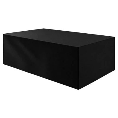 RealG RC-K-2423 Ochranná plachta na záhradný nábytok 300 x 300 x 100 cm, čierna