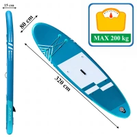 RealG RC-K-2287 SUP paddleboard s príslušenstvom, 320 cm, modrý