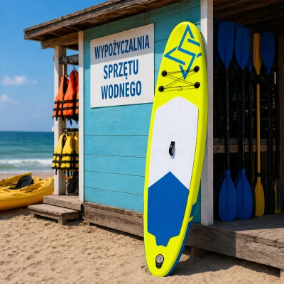 RealG RC-K-2286 SUP paddleboard s príslušenstvom, 305 cm, žltý