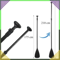 RealG RC-K-1021 Skladacie pádlo pre SUP/kajak, 3-dielne, 175 - 210 cm, 2 v 1