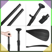 RealG RC-K-1021 Skladacie pádlo pre SUP/kajak, 3-dielne, 175 - 210 cm, 2 v 1
