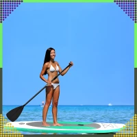 RealG RC-K-1021 Skladacie pádlo pre SUP/kajak, 3-dielne, 175 - 210 cm, 2 v 1
