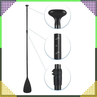 RealG RC-K-1021 Skladacie pádlo pre SUP/kajak, 3-dielne, 175 - 210 cm, 2 v 1