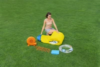 Bestway 53478 Nafukovací vodní park se skluzavkou + kompresor 