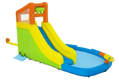 Bestway 53478 Nafukovací vodní park se skluzavkou + kompresor 