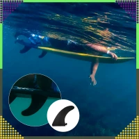 RealG RC-K-1029 Univerzální ploutev k paddleboardům, černá