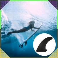 RealG RC-K-1029 Univerzální ploutev k paddleboardům, černá
