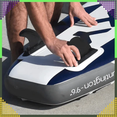 RealG RC-K-1029 Univerzální ploutev k paddleboardům, černá