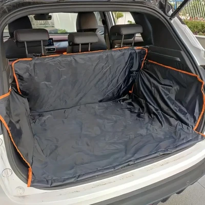 RealG RC-K-1672 Voděodolná ochranná podložka do auta pro psa 180 x 105 cm, černá
