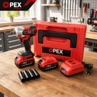 Verk 28009 Akumulátorový rázový utahovák 21 V - 350 Nm, 2x 3 Ah Li-Ion