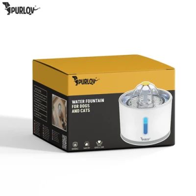 Purlov 27856 Fontána pre domáce zvieratá s filtrom a LED osvetlením, 2,4 l 