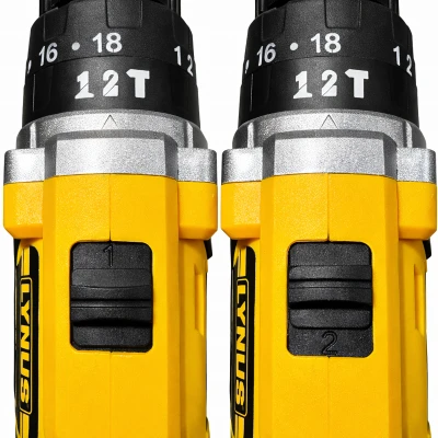 RealG RC-K-2300 Aku vrtačka / šroubovák 18 V, 2x 2 Ah baterie, LED osvětlení, kufr