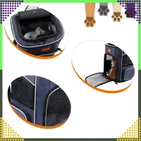 RealG RC-K-744 Prepravný batoh pre psov a mačky s ventiláciou, nosnosť 7 kg, 42 x 33 x 28 cm