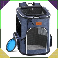 RealG RC-K-744 Prepravný batoh pre psov a mačky s ventiláciou, nosnosť 7 kg, 42 x 33 x 28 cm