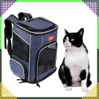 RealG RC-K-744 Prepravný batoh pre psov a mačky s ventiláciou, nosnosť 7 kg, 42 x 33 x 28 cm