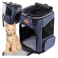 RealG RC-K-744 Prepravný batoh pre psov a mačky s ventiláciou, nosnosť 7 kg, 42 x 33 x 28 cm