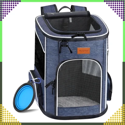 RealG RC-K-744 Prepravný batoh pre psov a mačky s ventiláciou, nosnosť 7 kg, 42 x 33 x 28 cm