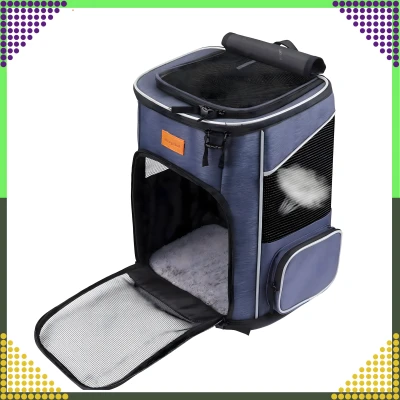 RealG RC-K-744 Prepravný batoh pre psov a mačky s ventiláciou, nosnosť 7 kg, 42 x 33 x 28 cm