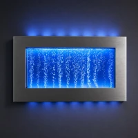 RealG RC-K-2506 Zavesená bublinková vodná stena s LED RGB osvetlením 95 x 55 x 11,5 cm
