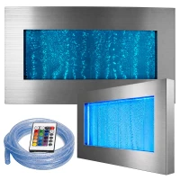 RealG RC-K-2506 Zavesená bublinková vodná stena s LED RGB osvetlením 95 x 55 x 11,5 cm