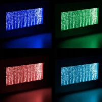 RealG RC-K-2506 Zavesená bublinková vodná stena s LED RGB osvetlením 95 x 55 x 11,5 cm