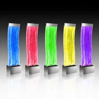 RealG RC-K-2502 Volně stojící bublinková vodní stěna s LED RGB osvětlením 183 x 50,5 x 28 cm