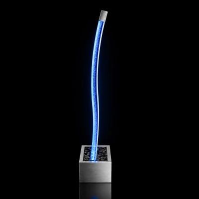 RealG RC-K-2502 Volně stojící bublinková vodní stěna s LED RGB osvětlením 183 x 50,5 x 28 cm