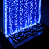 RealG RC-K-2503 Volně stojící bublinková vodní stěna s LED RGB osvětlením 150 x 39 x 26 cm