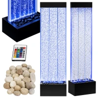 RealG RC-K-2503 Volně stojící bublinková vodní stěna s LED RGB osvětlením 150 x 39 x 26 cm