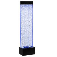 RealG RC-K-2503 Volně stojící bublinková vodní stěna s LED RGB osvětlením 150 x 39 x 26 cm