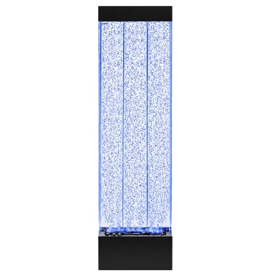 RealG RC-K-2503 Volně stojící bublinková vodní stěna s LED RGB osvětlením 150 x 39 x 26 cm