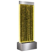 RealG RC-K-2504 Samostatne stojaca vodná stena s bublinkami a LED RGB osvetlením 183 x 50,5 x 28 cm